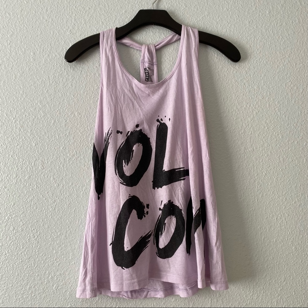 VOLCOM mock racerback tank top size S